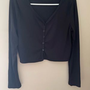 Long Sleeve Button Up Top